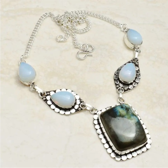 santa cruz gems Jewelry - Labradorite Opalite Necklace